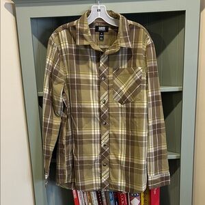Duluth Trading Co, Alaskan Hardgear Medium Men's Casual Plaid Shirt